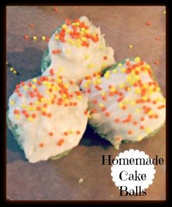 how to make homemade cake balls