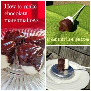 how to make chocolate marshmallows