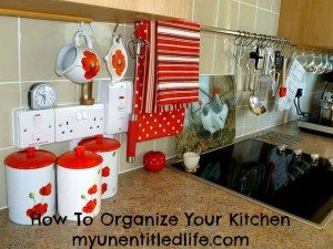 tips to organize your kitchen
