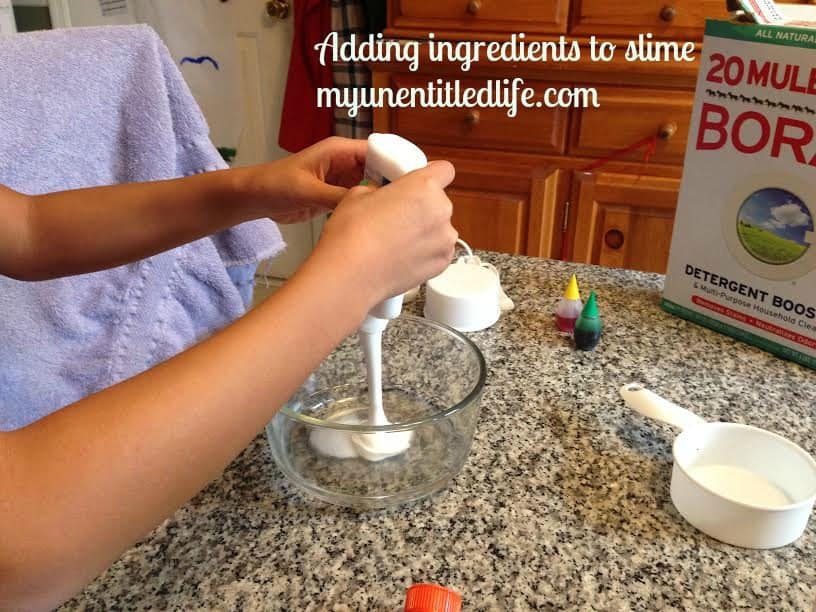 slime ingredients