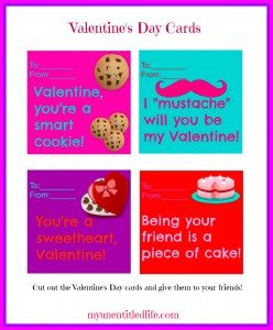 Valentine's Day Cards Printables