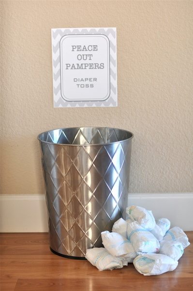 toss the diaper party game