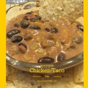 slow cooker chicken taco dip
