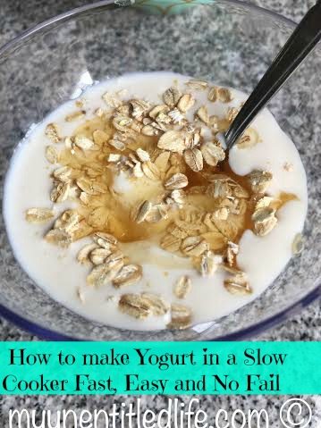 how to make yogurt at home in the crockpot