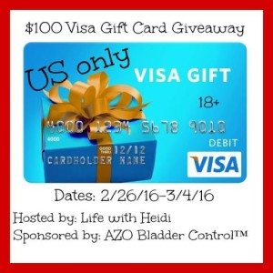 $100 visa giveaway