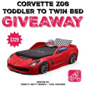 step 2 corvette twin bed giveaway
