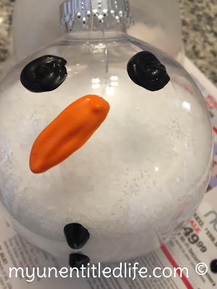 snowman ornament craft