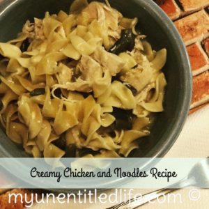 creamy chicken and noodles recipe for instant pot or slow cooker