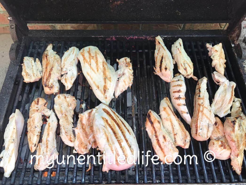 grilled chicken for spinach salad recipe