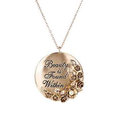 beauty and the beast necklace