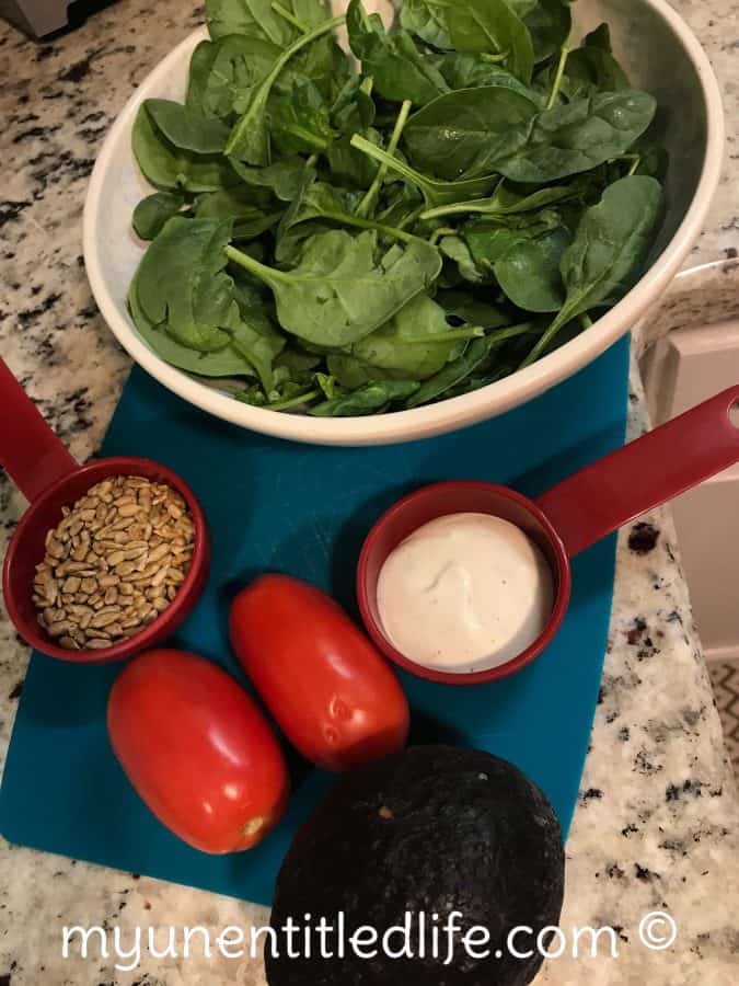 spinach salad recipe ingredients