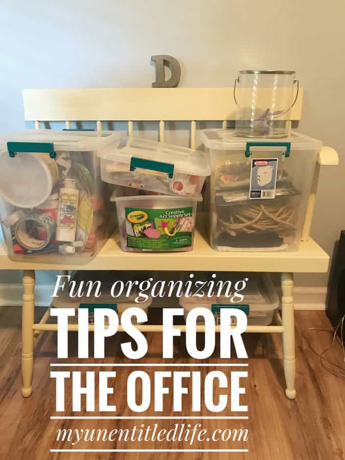 tips to organize your office 