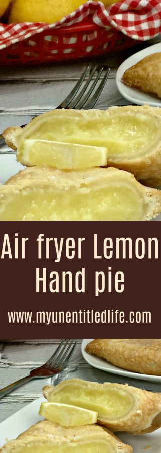 Air fryer Lemon Hand pie