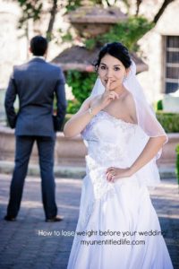 bride lost weight before wedding