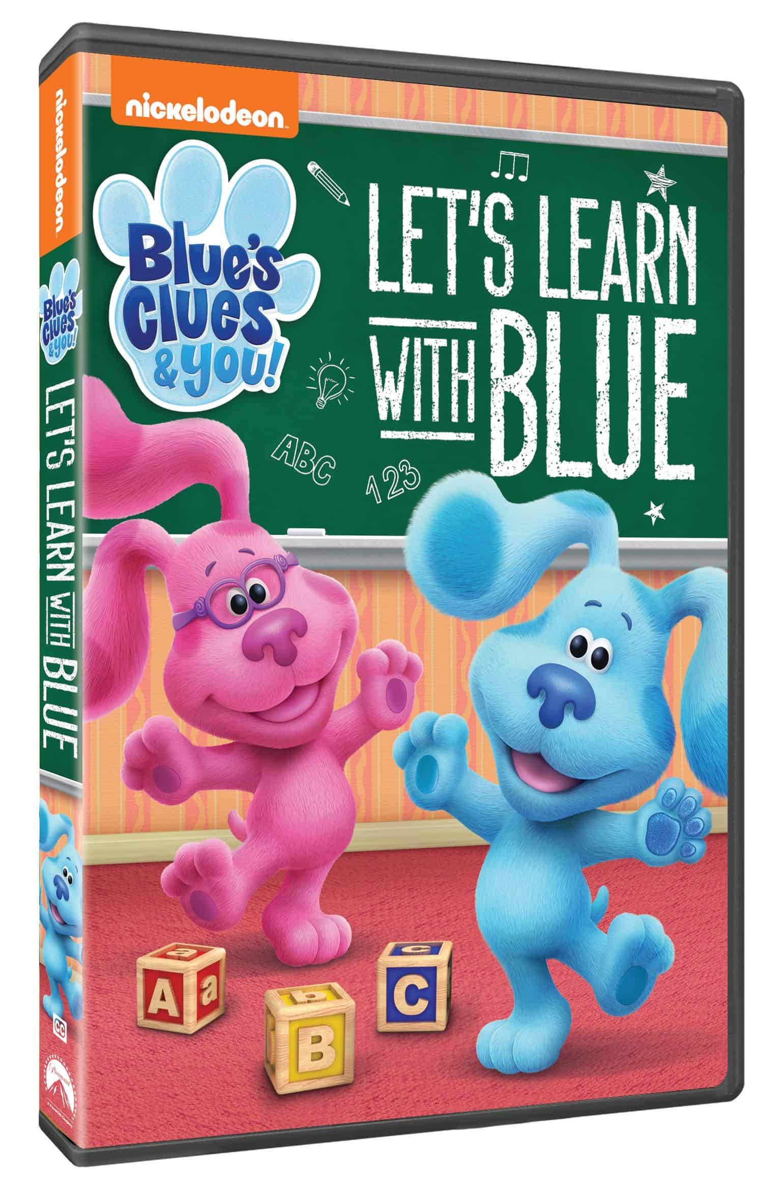 let's learn with blue dvd giveaway blues clues cover